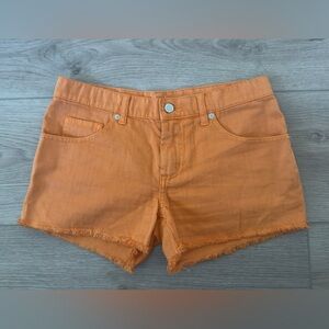 LONDONJEAN Vibrant Orange Jean Shorts 🩳 100% COTTON.